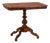 Rolo Style Walnut Center Table For Sale