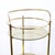 Smoke Glass and Metal Serving Trolley For Sale - Image 4 of 5