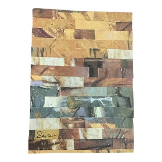 “Fragments in Earth & Sky” Original Collage by Nancy Smith For Sale