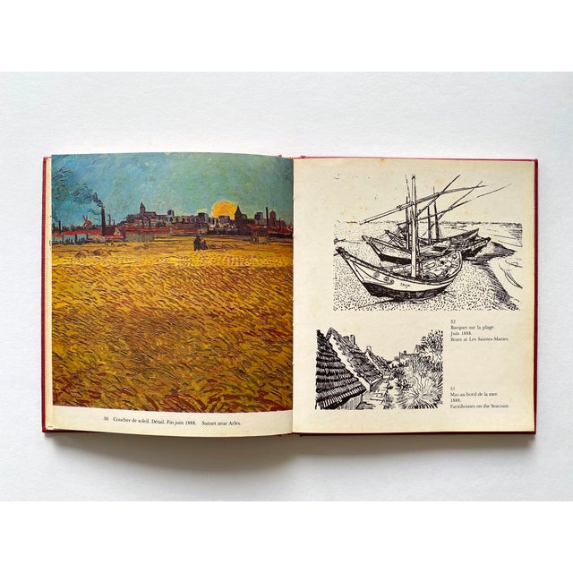 Vincent Van Gogh Vintage 1975 First Edition Postimpressionist Lithograph Print Hardcover Modern Art Book For Sale In Kansas City - Image 6 of 18