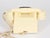 Ivory Vintage Ivory Colour 356 Telephone from Siemens, 1950s For Sale - Image 8 of 11