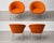 Mid-Century Modern Pair of Attributed Walter Knoll 369 Lounge Chairs – Vintage Burnt Orange – Mid-Century Modern For Sale - Image 3 of 10