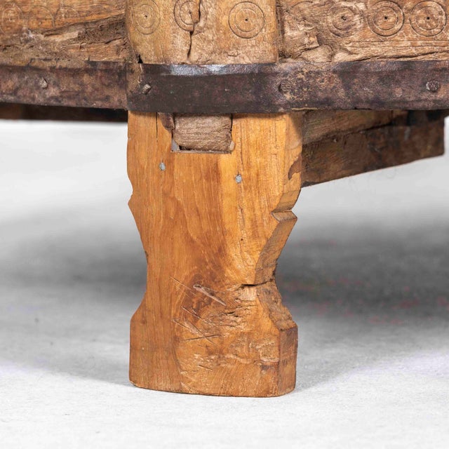 Indian Chakki Coffee Table For Sale - Image 9 of 12