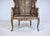 Vintage Canopy Porter Chair French Country Louis XV Style, Double Cane For Sale - Image 11 of 13