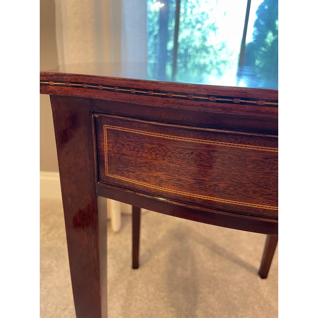 1980s Kindel Mahogany Side Table From Their Winterthur Reproduction Collection For Sale - Image 15 of 16