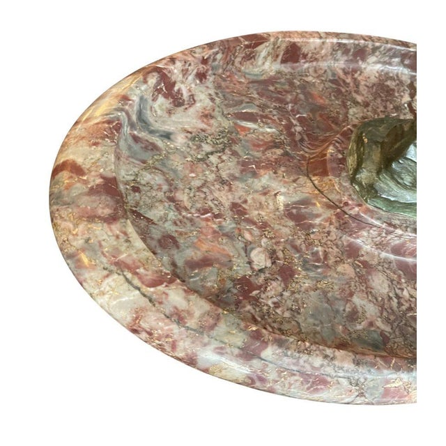 1920s Rudolfi Bronze Nude on Marble Fountain Form Tray. Germany. For Sale In Los Angeles - Image 6 of 7