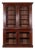 Large Antique English Glazed Mahogany Bookcase, 1880 For Sale