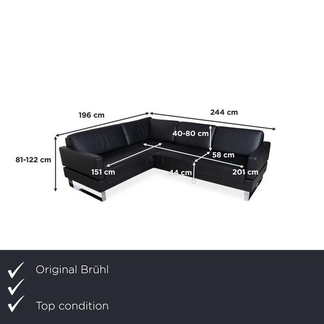 This Walter Knoll Prime Time corner sofa is the ideal solution if you're looking for a generously sized piece of furniture...