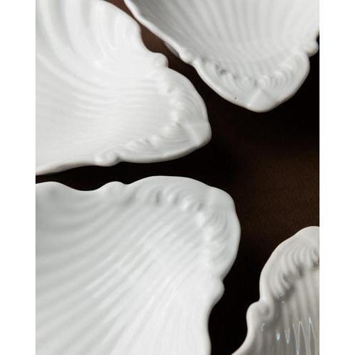 Ceramic Vintage Ceramic Shell Bowls, 1970s, Set of 6 For Sale - Image 7 of 13