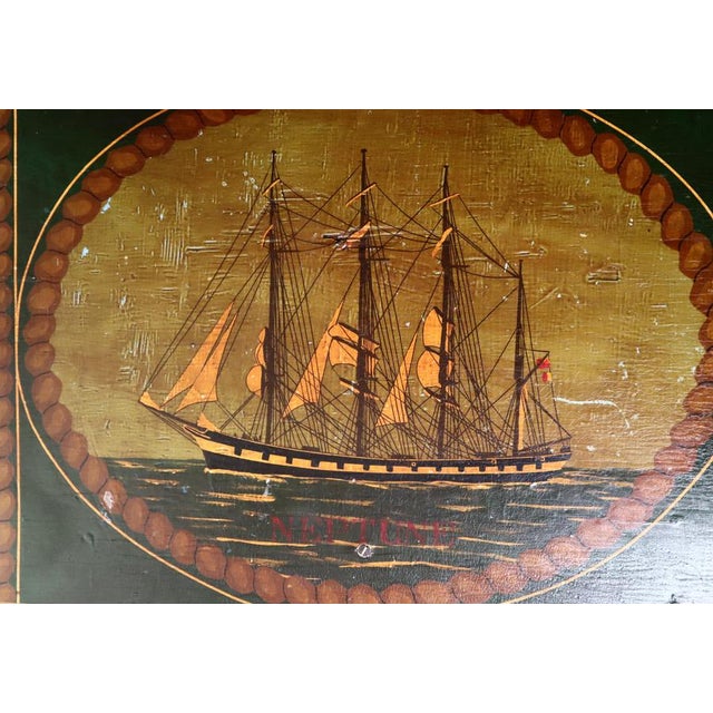 Sailing Ship Neptune V. R. Deck Games Chest, 1890s For Sale - Image 4 of 16