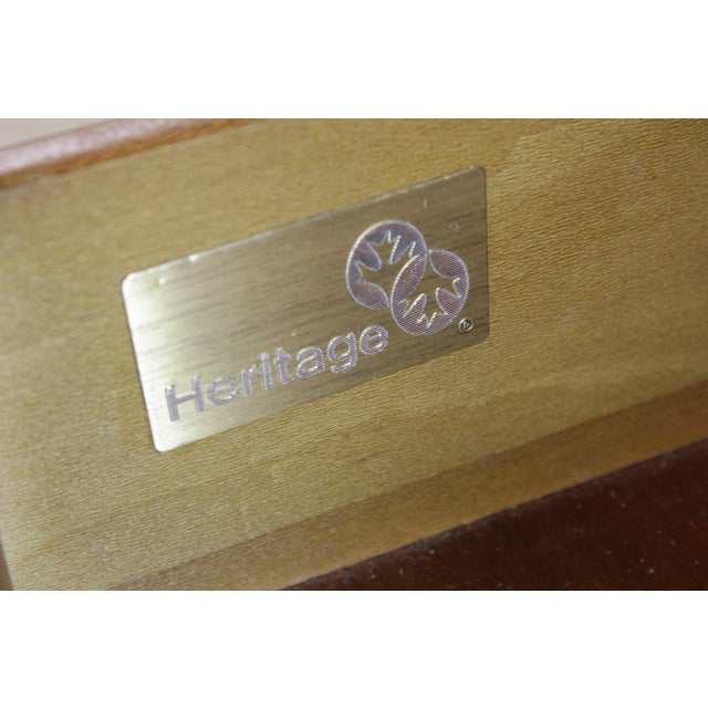 Pair of Drexel Heritage Heirlooms Mahogany Chests For Sale - Image 13 of 14