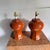 Mid Century Modern Terra Cotta Colored Ceramic Table Lamps- A Pair For Sale - Image 12 of 12