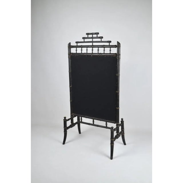 Late 19 Century French Empire Fireplace Screen For Sale - Image 5 of 13