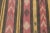 1950s Traditional Primitive Red Striped Kilim Runner Rug For Sale - Image 12 of 13