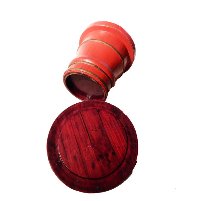 Vintage Chinese Food Carrier Rice Bucket Chairish