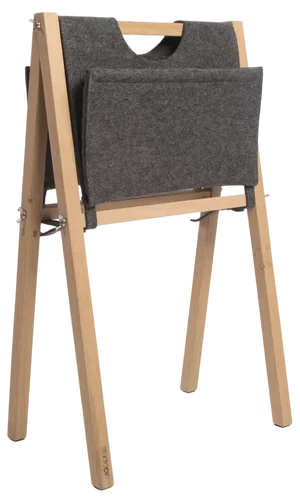Dark Gray Stan Magazine Rack by Studio Pin