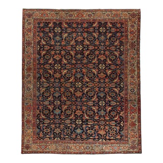 Masculine Large Antique Persian Mahal Sultanabad Rug, Early 20th Century - 13' x 16' For Sale