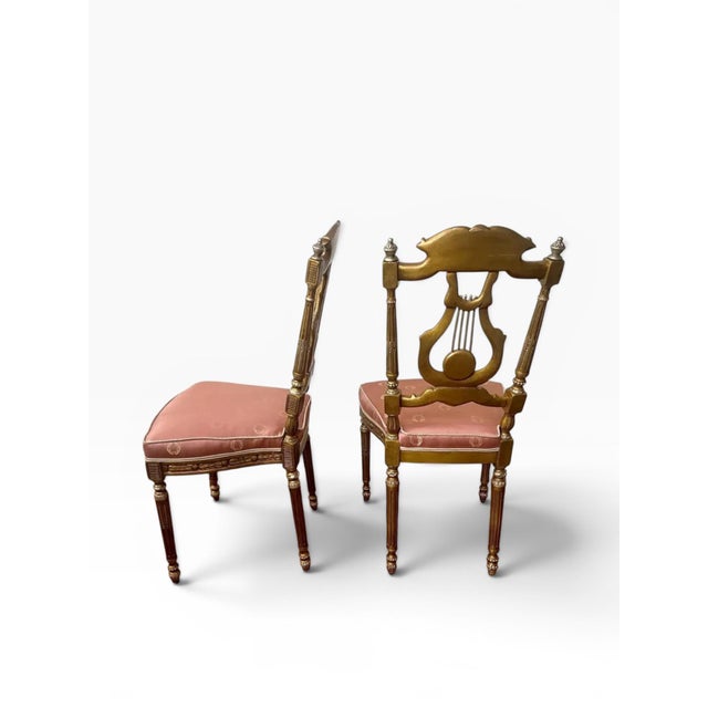 2000s Reupholstered Theodore Alexander Althorp Boudoir Chairs- Set of 2 For Sale In Boston - Image 6 of 12
