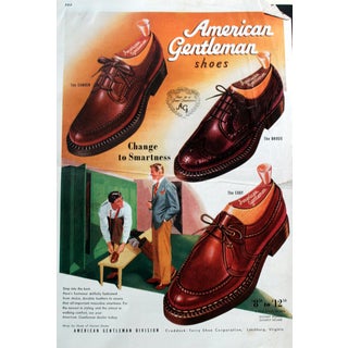 American Gentleman Shoes - Illustration For Sale