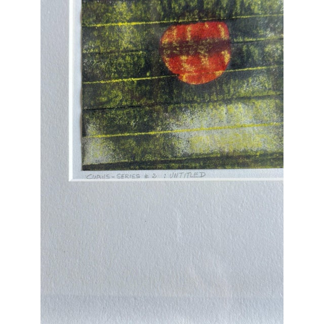 W19.5 H19.5 Well preserved Lithograph signed and framed. Item shows no breaks or chips and item is ready to hang.