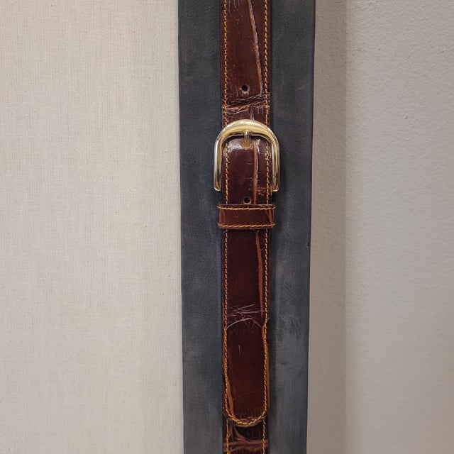 Leather Frame by Marco Tadini, Spain, 1990s For Sale - Image 14 of 17