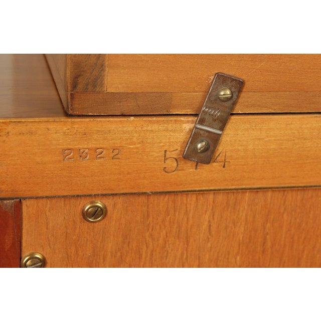 Widdicomb Mid-Century Modern Walnut & Burl Gentlemans Chest For Sale - Image 17 of 18