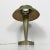 Art Deco Italian Round Brass and Glass Table Lamp, 1930s For Sale - Image 4 of 18