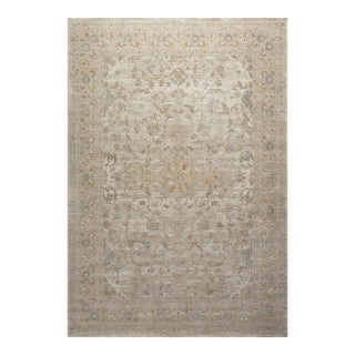 Chris Loves Julia x Loloi Rosemarie Ivory / Natural 10'-0" x 14'-0" Area Rug For Sale
