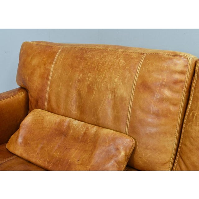 Arcon Sofas in Buffalo Leather by Marco Milisich, Italy, 1970s, Set of 2 For Sale - Image 13 of 18