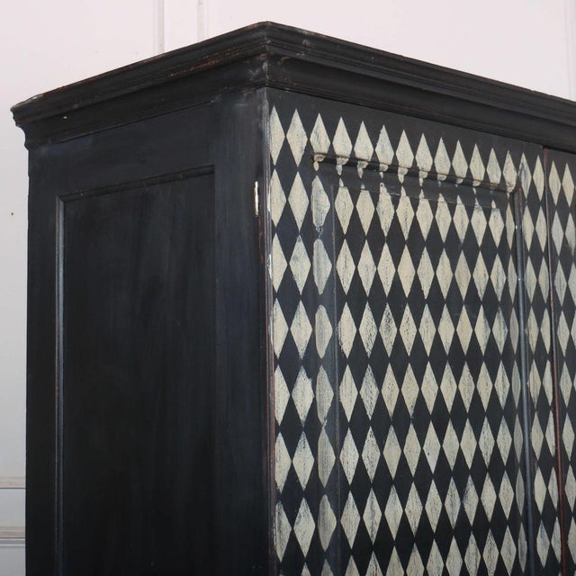 English Harlequin Wardrobe, 1800s For Sale - Image 4 of 16