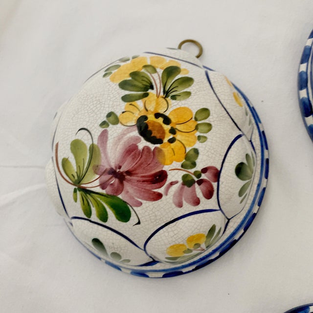 Vintage Italian Bassano Ceramics Wall Hanging Molds Set of 3 Chairish