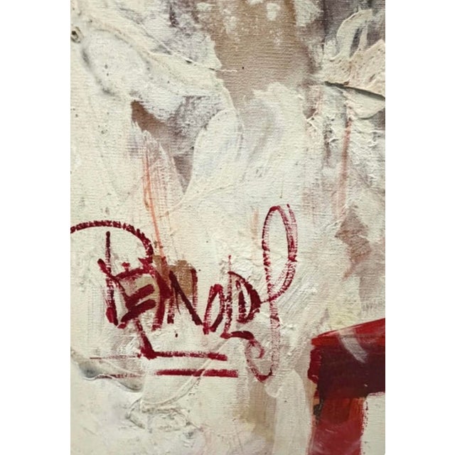 Vintage Vbrant Rare Lee Reynolds Monumental Abstract Impressionist Impasto Floral Oil Painting Signed Framed For Sale In Tampa - Image 6 of 12