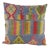 Vintage Colorful Handwoven Geometric Kilim Pattern Pillow For Sale