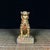 Mid 20th Century Vintage Gilt Bronze Tiger Seal - Bagua Protection Charm For Sale - Image 5 of 9