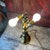 Vintage Brass Table Lamp With Dual Bulb Sockets & Pull Chains For Sale - Image 14 of 14