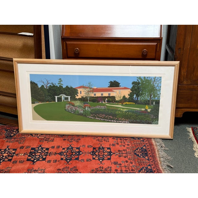 Design Plus Gallery presents the Serigraph of Shakespeare's Garden at the Huntington by Martino Hoss. Hoss sees...