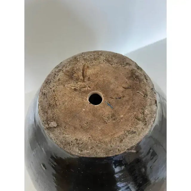 Ceramic Early 1900s Antique Chinese Double Steamed Wine Jar From Jinjiang Signed and Numbered For Sale - Image 7 of 7