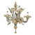 Venetian "Ca Rezzonico" Murano Glass Gold Wall Sconce For Sale