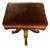 Antique 19th-Century George W. Archer Victorian Piano Stool With Cast Iron Swivel For Sale