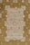 Mid-Century Modern Rug & Kilim’s Scandinavian Style Rug With Gold & Cream Geometric Patterns For Sale - Image 3 of 8