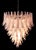 A.V. Mazzega Italian Mazzega Style, Murano Chandelier, 75 Pink/Rose Glass Petals For Sale - Image 4 of 6