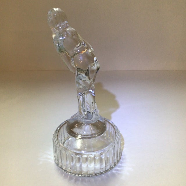 1930's Cambridge Glass Venus Flower Frog/Paperweight For Sale In Sacramento - Image 6 of 13