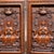 Vintage Carved Boxwood Four-Panel Miniature Folding Screen - Deities & Calligraphy For Sale - Image 4 of 9