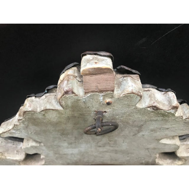 18th Century Repousse Baroque Ecclesiastical Carta Gloria For Sale - Image 12 of 13