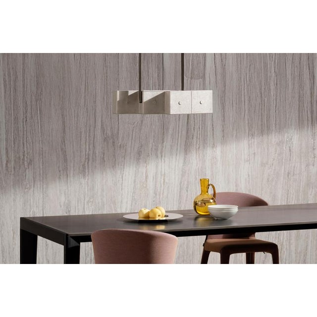 Aluminium Champagne Painted Tsai Suspension Lamp by Mario Tsai for Cassina For Sale - Image 6 of 9