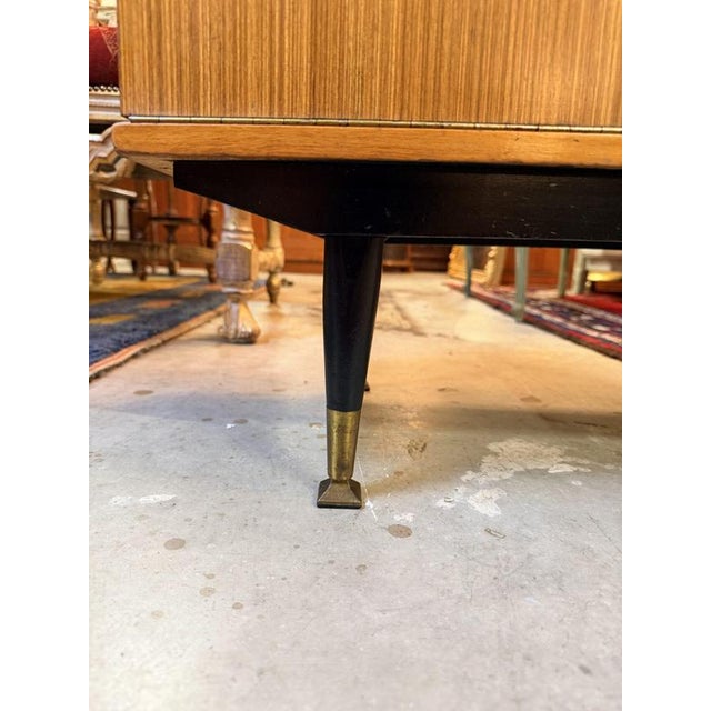 Mid-Century Italian Teak Commode For Sale - Image 4 of 8