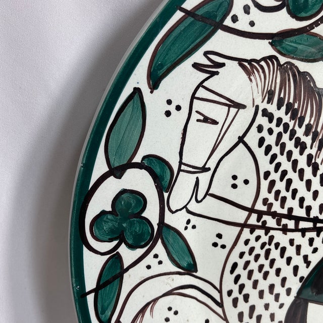 1970s Decor Wall Plate by C. Sevilla’s For Sale - Image 4 of 8