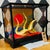 Large Japanese Kanazawa Gold Leaf Twin Crane Sculpture in Glass Case Vintage For Sale - Image 10 of 13