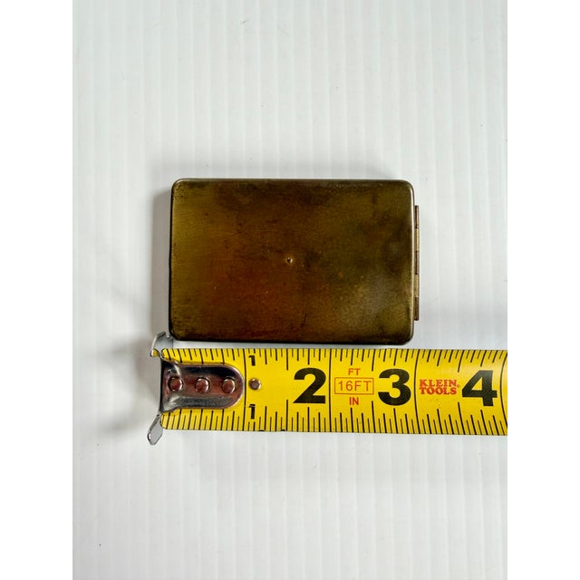 Antique Ansonia Sun Watch Portable Pocket Brass Sundial Compass For Sale - Image 10 of 10