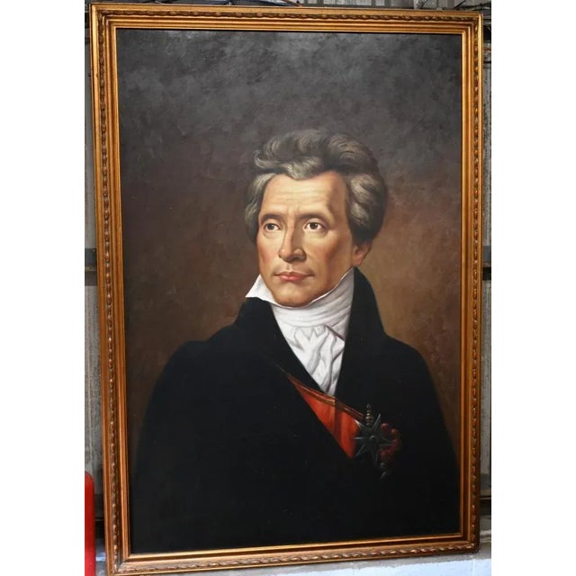 Lord Byron Portrait, Oil Painting, Framed For Sale - Image 6 of 13